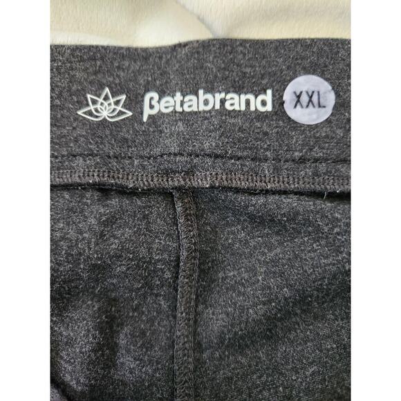 Betabrand straight ponte knit pull on pants sz XXL charcoal Careerwear, pockets - Picture 8 of 12